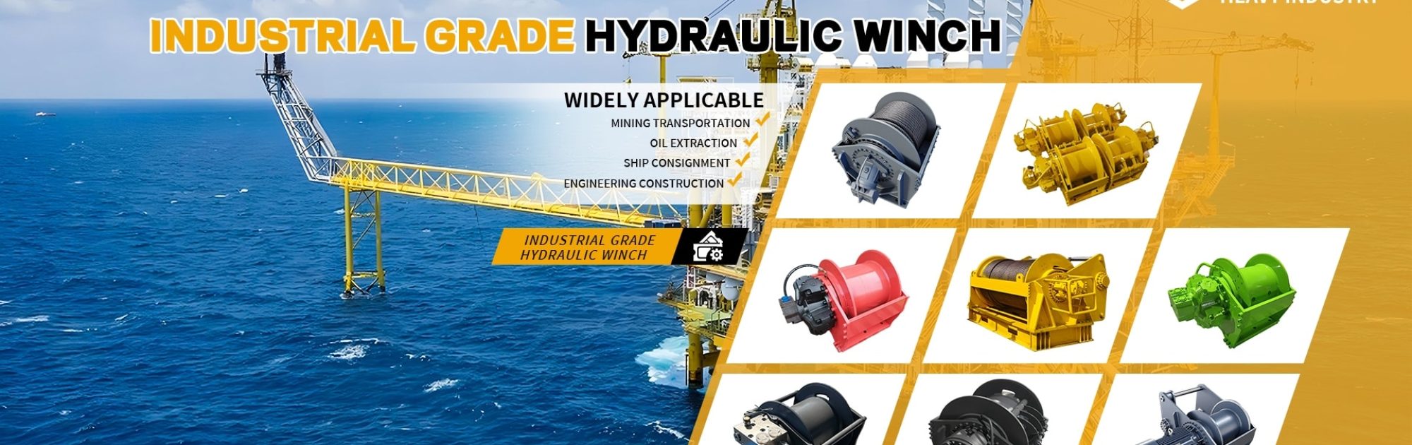Hydraulic winch manufacturer exporting to USA
